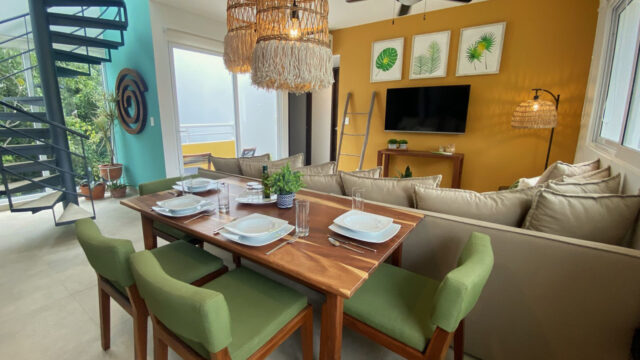 2 Dining and Living with Stairwell