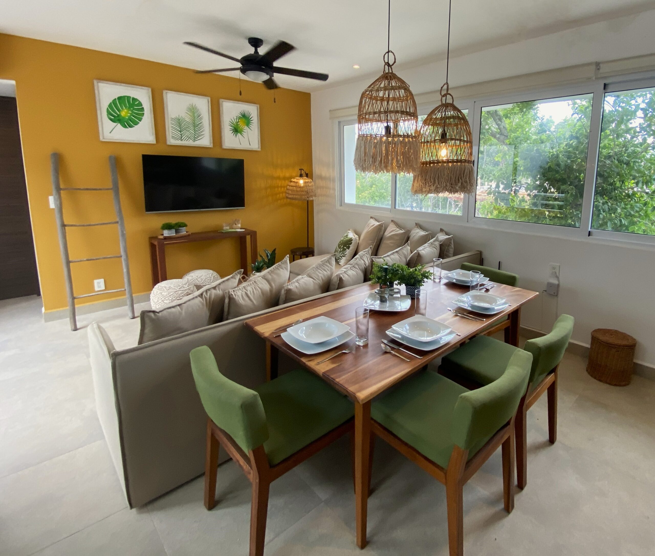 Dining Room and Living Room